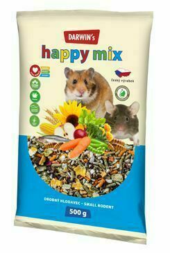 Darwin S Drobný Hlodavec Happy Mix 500g porovnat ceny