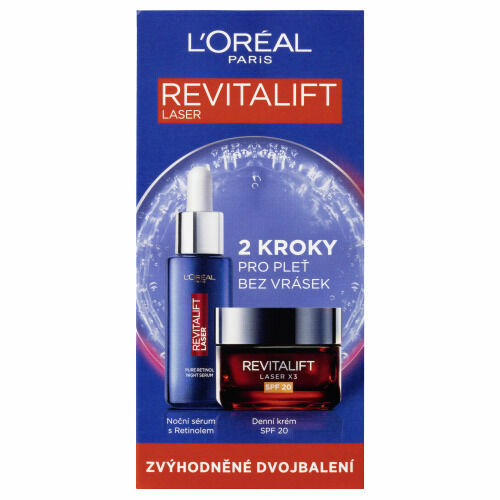 L'Oréal Paris Revitalift Laser Retinol Duopack 2 ks porovnat ceny