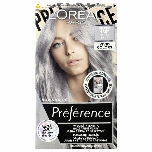 L'Oréal Paris Préférence Vivid Colors permanentní barva na vlasy 10.112 Soho 150 ml porovnat ceny