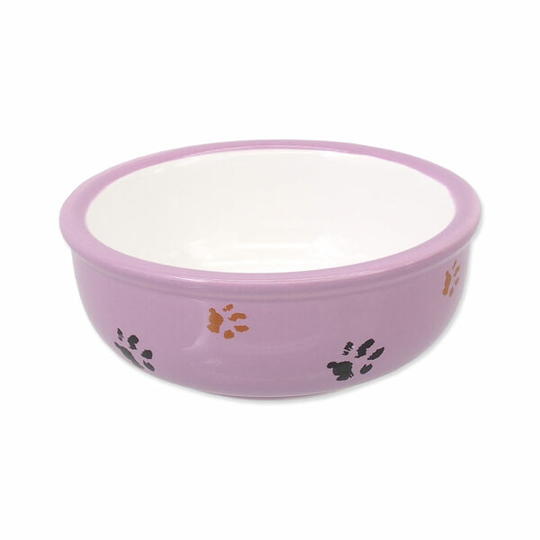 MAGIC CAT Miska keramická kočičí tlapka fialová 13x5 cm 330 ml porovnat ceny