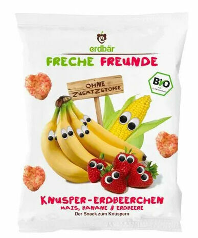 Freche Freunde BIO Křupky kukuřice, banán a jahoda 25g porovnat ceny