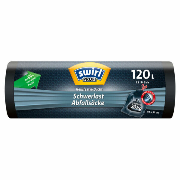 SWIRL Zatahovací pytle PROFI na těžký odpad 120L/12ks porovnat ceny