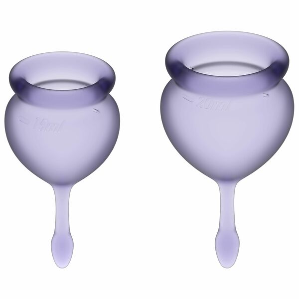 Satisfyer Menstruační kalíšky Feel good lila fialové 2ks porovnat ceny