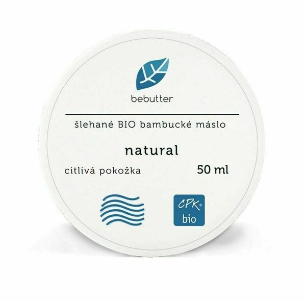 Bebutter Šlehané BIO bambucké máslo natural 50 ml porovnat ceny