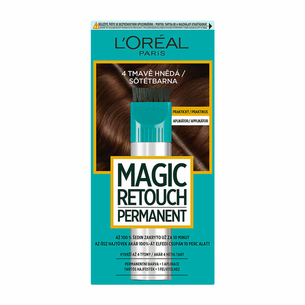 L'Oréal Paris Magic Retouch permanent 4 Tmavě hnědá porovnat ceny