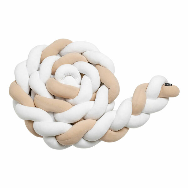 T-Tomi Pletený mantinel 220 cm White + Beige porovnat ceny