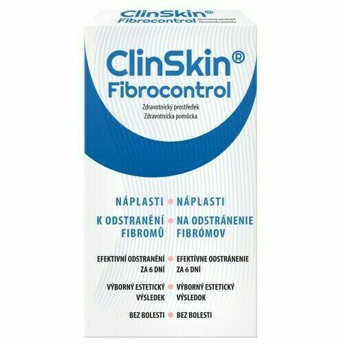 ClinSkin Fibrocontrol náplasti k odstranění fibromů 3ks porovnání ceny