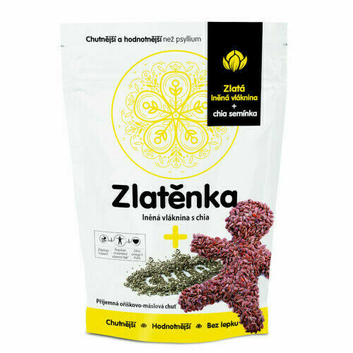 Zlatěnka lněná vláknina a chia 300g porovnat ceny