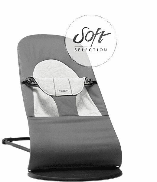 BabyBjörn Lehátko Balance Soft Dark/Grey Cotton/Jersey šedé porovnat ceny