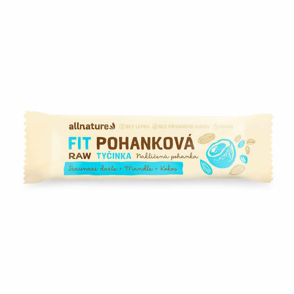 Allnature Bezlepková pohanková tyčinka kokos, datle, mandle 20x45g porovnat ceny