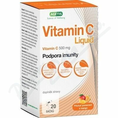 Vitamin C Liquid 500mg přích.pomer.a mango 20sáčků porovnat ceny