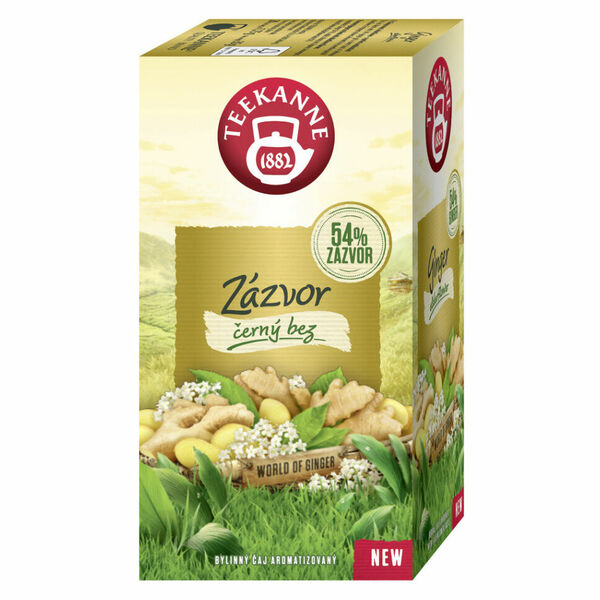 TEEKANNE Zázvor černý bez bylinný čaj 20 sáčků porovnat ceny