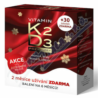 Biomin VITAMIN K2+D3 2000 I.U. PREMIUM tob.60+30 porovnat ceny