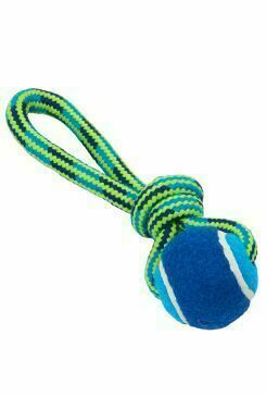 Hračka Pes Buster Smyčka S Tenisákem Modr/zelená 18cm porovnat ceny
