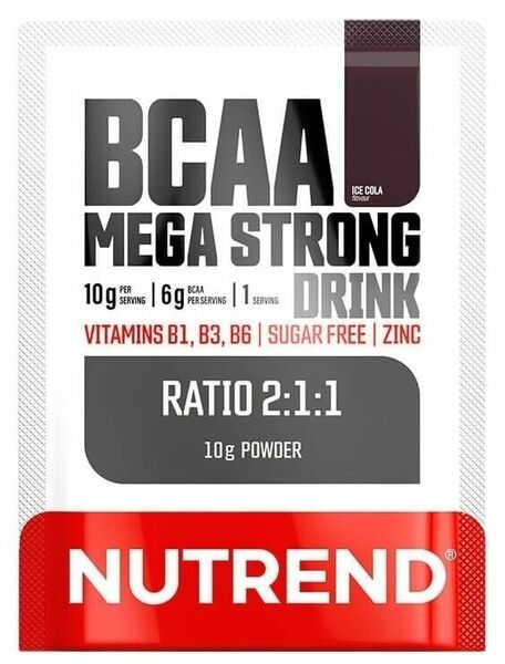 Nutrend BCAA Mega Strong Drink ledová cola 10g porovnat ceny