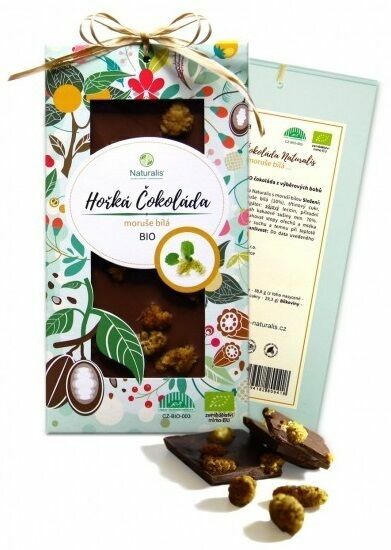 Naturalis Bio Hořká čokoláda s moruší bílou 80g porovnat ceny