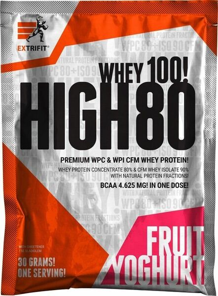 Extrifit High Whey 80 30g ovocný jogurt porovnat ceny