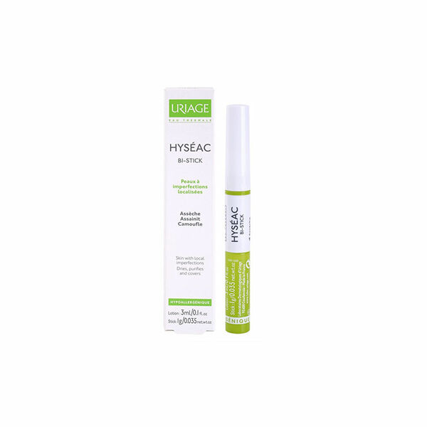 URIAGE Tyčinka na kožní nedokonalosti Hyséac Bi-Stick 3 ml / 1 g porovnat ceny