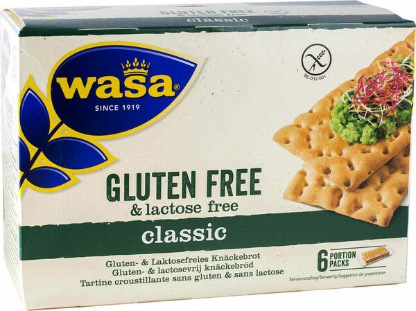 Wasa Gluten Free original křupavý chléb bez lepku 240g porovnat ceny