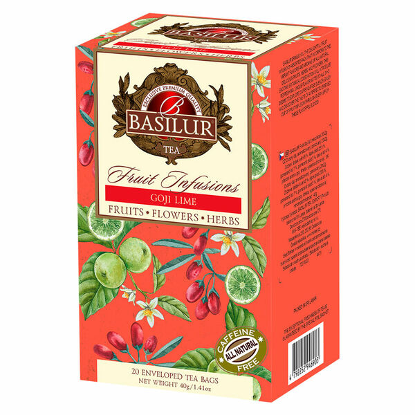 BASILUR Fruit goji & lime ovocný čaj 20 sáčků porovnat ceny