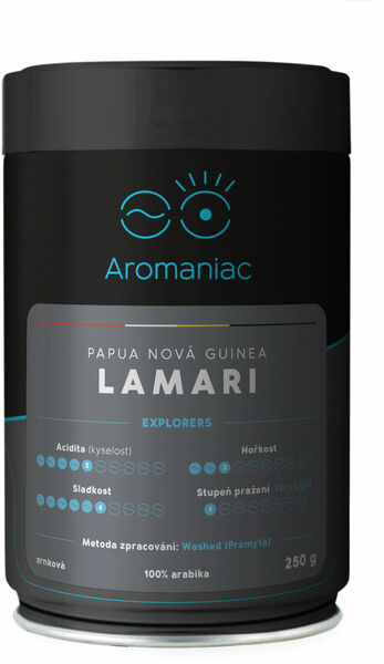 Aromaniac Papua Nová Guinea Lamari - mletá, dóza 250 g porovnat ceny