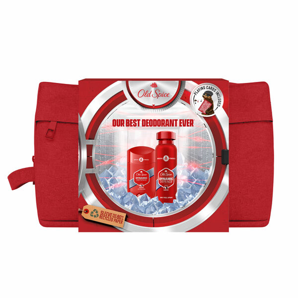 Old Spice Dárková sada s kosmetickou taštičkou a karty pro muže 3 ks porovnat ceny