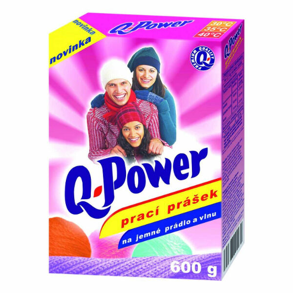 Q power prášek na jemné prádlo a vlnu 600g porovnat ceny