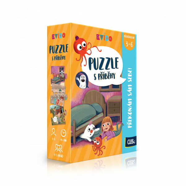 ALBI Kvído puzzle s příběhy překonám sám sebe! porovnat ceny