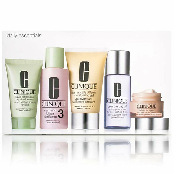 Clinique Daily Essentials Combination Skin  205ml 50ml DDM gel + 15ml All About Eyes porovnat ceny