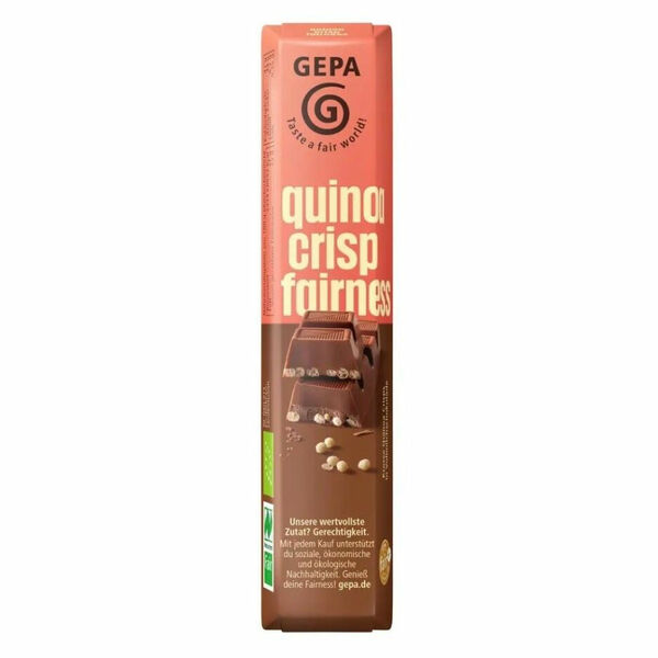 GEPA Mléčná čokoládová tyčinka s quinoa křupinkami BIO 45 g porovnat ceny