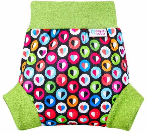 Petit Lulu - pull-up svrchní kalhotky S, Barevná srdíčka porovnat ceny