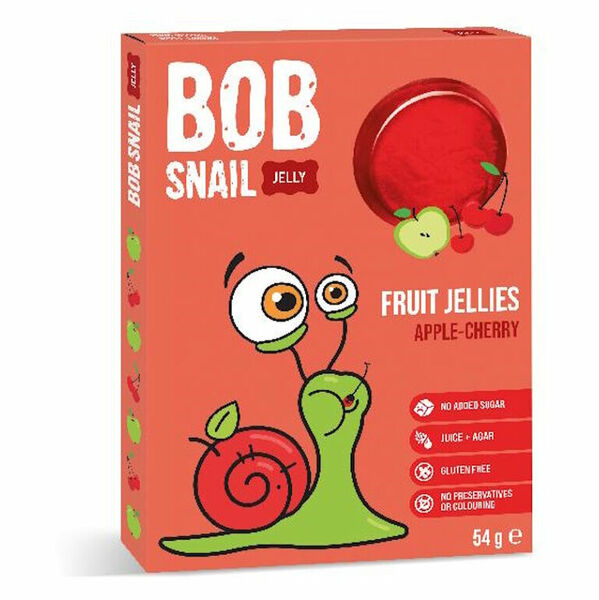 ŠNEK BOB Ovocné želé jablko-třešeň 54 g porovnat ceny