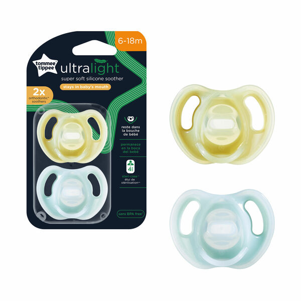 Tommee Tippee CTN Dudlík Ultra-light 6-18m 2 ks porovnat ceny