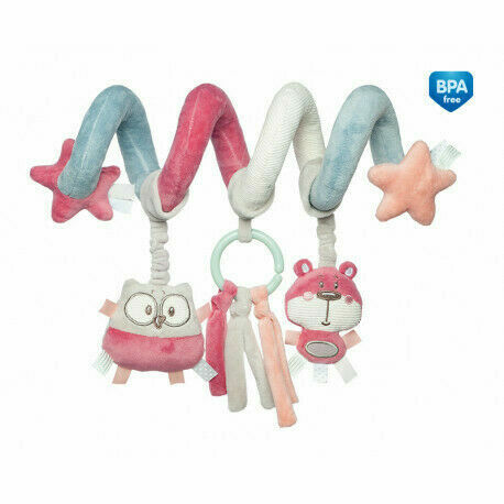 Canpol babies Plyšová spirála do kočárku PASTEL FRIENDS růžová porovnat ceny