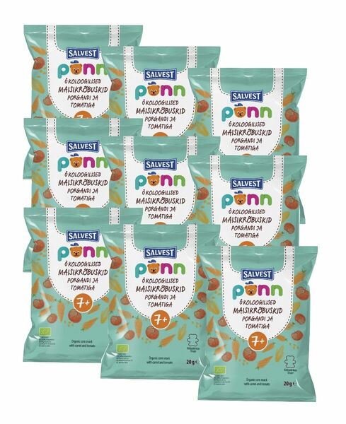 SALVEST Põnn BIO Rajčatové křupky 9x20 g porovnat ceny