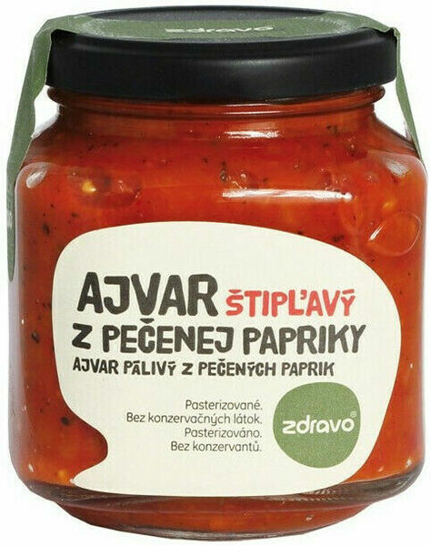 ZDRAVO Ajvar z pečené papriky pálivý 300g porovnat ceny