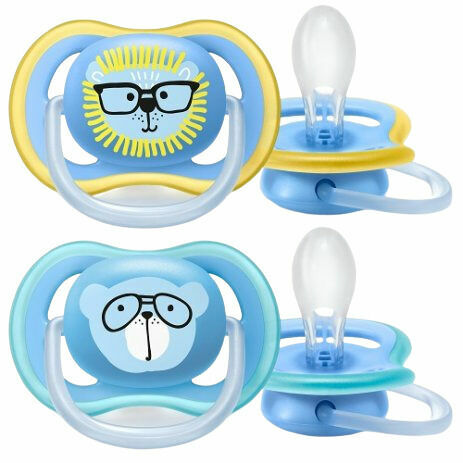 Philips AVENT  Avent Šidítko Ultra air 18+ m chlapec (lev) 2ks porovnat ceny