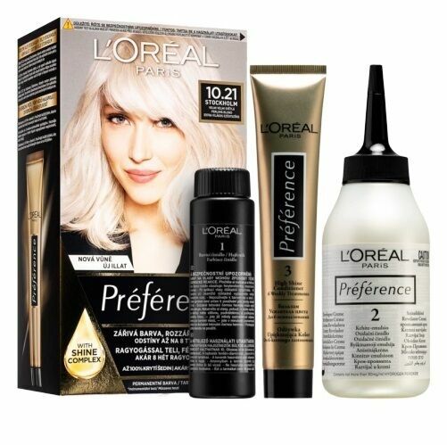 L'Oréal Paris Permanentní barva na vlasy Préférence 10.21 Stockholm Velmi světlá perlová blond 174ml porovnat ceny