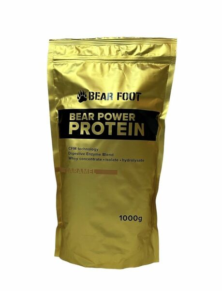 BEAR FOOT NUTRITION Power Protein slaný karamel 1000 g porovnat ceny