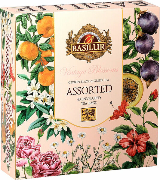 Basilur Vintage Blossoms Assorted přebal 40 x 2 g porovnat ceny