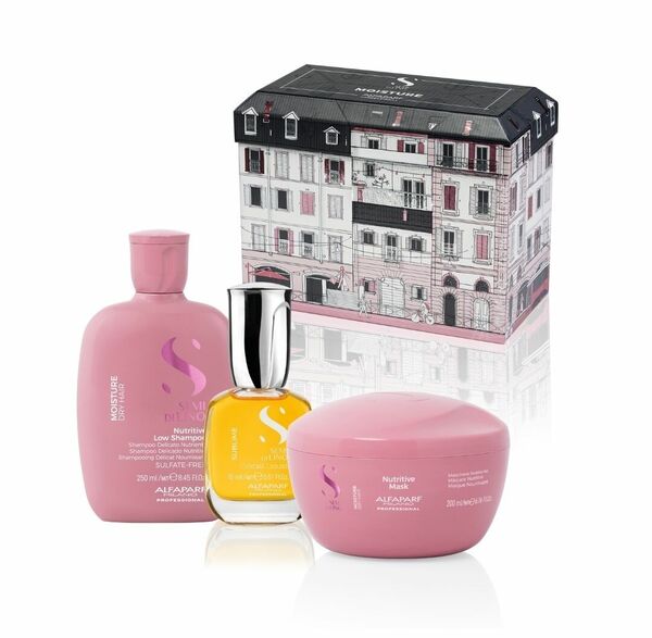 Alfaparf Milano Semi di Lino Moisture Holiday set na suché vlasy porovnat ceny