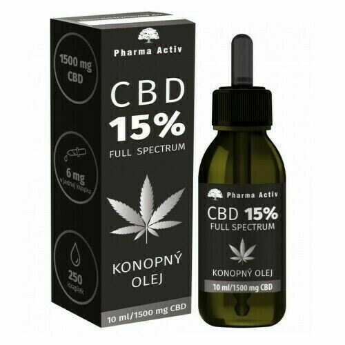 CBD 15% Full Spectrum Konopný olej 1500mg 10ml porovnat ceny