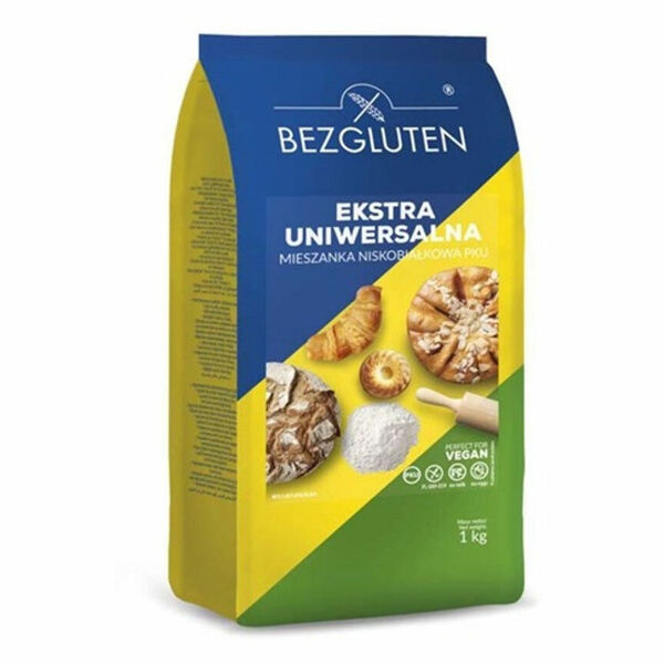 BEZGLUTEN Směs PKU nízkobílkovinné univerzální mouky 1000 g porovnat ceny
