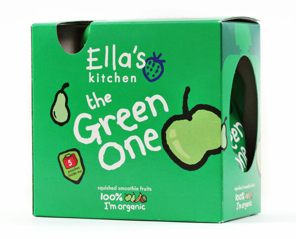 Ellas Kitchen BIO Ovocné pyré Green One Jablko 5x90 g porovnat ceny