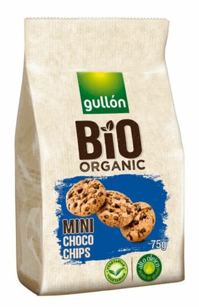 Gullón BIO Mini choco chips sušenky s kousky čokolády 75g porovnat ceny