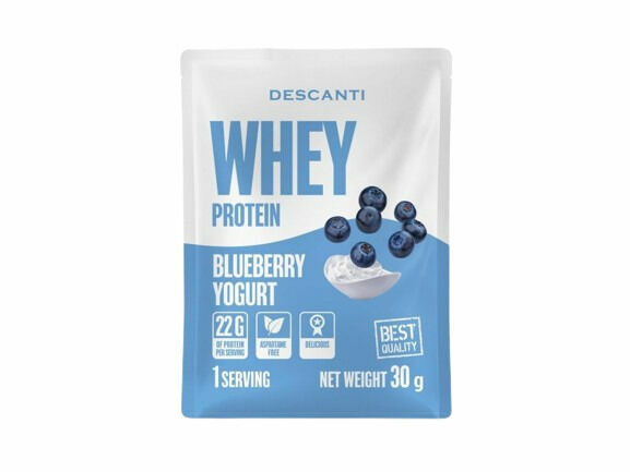Descanti Whey Protein Borůvka, jogurt 30 g porovnat ceny