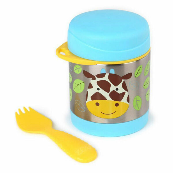SKIP HOP Zoo Termoska na jídlo se lžičko/vidličkou Žirafa 325 ml 12 m+ porovnat ceny