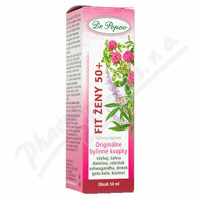 Dr.Popov Kapky bylinné Fit ženy 50+ 50ml porovnat ceny
