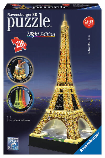 Ravensburger  Ravensbureg Eiffelova věž Noční edice 3D 216 dílků porovnat ceny
