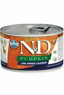 N&d Dog Pumpkin Puppy Lamb & Blueberry Mini 140g porovnat ceny